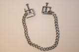 Chained Flat Bar Nipple Presses, C-Clamp Nipple Clamps