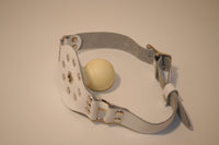 Locking Post-Mounted Airway Ball Gag - White