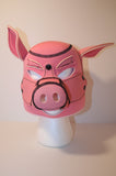 Neoprene Piggy Hood w/ Removable Muzzle - Pink