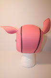 Neoprene Piggy Hood w/ Removable Muzzle - Pink