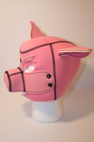 Neoprene Piggy Hood w/ Removable Muzzle - Pink