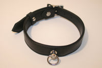 Leather Kitten Collar - Black