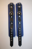 Blue & Black Bondage Cuffs