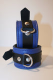 Blue & Black Bondage Cuffs