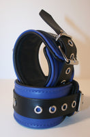 Blue & Black Bondage Cuffs