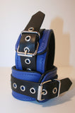 Blue & Black Bondage Cuffs