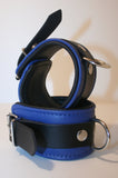 Blue & Black Bondage Cuffs