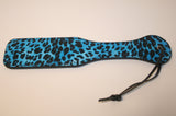 Vinyl Print Paddle "Blue Leopard"