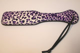 Vinyl Print Paddle "Purple Leopard"