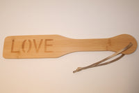 Bamboo Wood Paddle "LOVE"