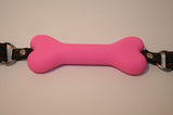 Who's A Good Puppy? Silicone Bone / Bit Gag - Pink