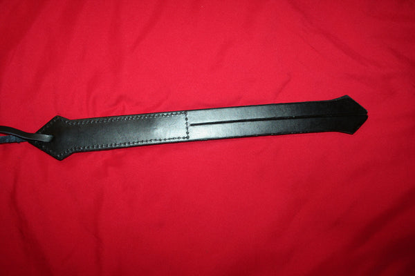 Black Imitation Leather Slapper "Dragons Tongue"