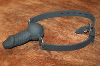 2-in-1 Locking Comfort Silicone Penis Ball Gag