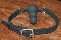 Locking Comfort Silicone 3 Tier Deep Throat Ball Gag