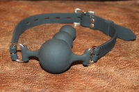 Locking Comfort Silicone 3 Tier Deep Throat Ball Gag