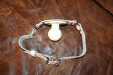 Locking Post-Mounted Airway Ball Gag - White