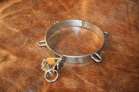 Locking Metal Dungeon Collar w/ 4 Attachment Points