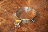 Locking Metal Dungeon Collar w/ 4 Attachment Points