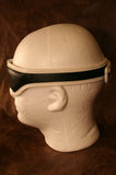 Velcro Closure Padded Blindfold - Black w/ Black, Pink, Red or White Trim