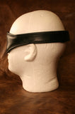 Velcro Closure Padded Blindfold - Black w/ Black, Pink, Red or White Trim