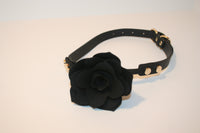 Silent Flower Breather Ball Gag - Silicone Ball Gag with Black Flower