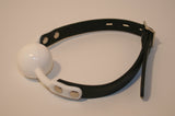 Locking Silicone Comfort Ball Gag - White